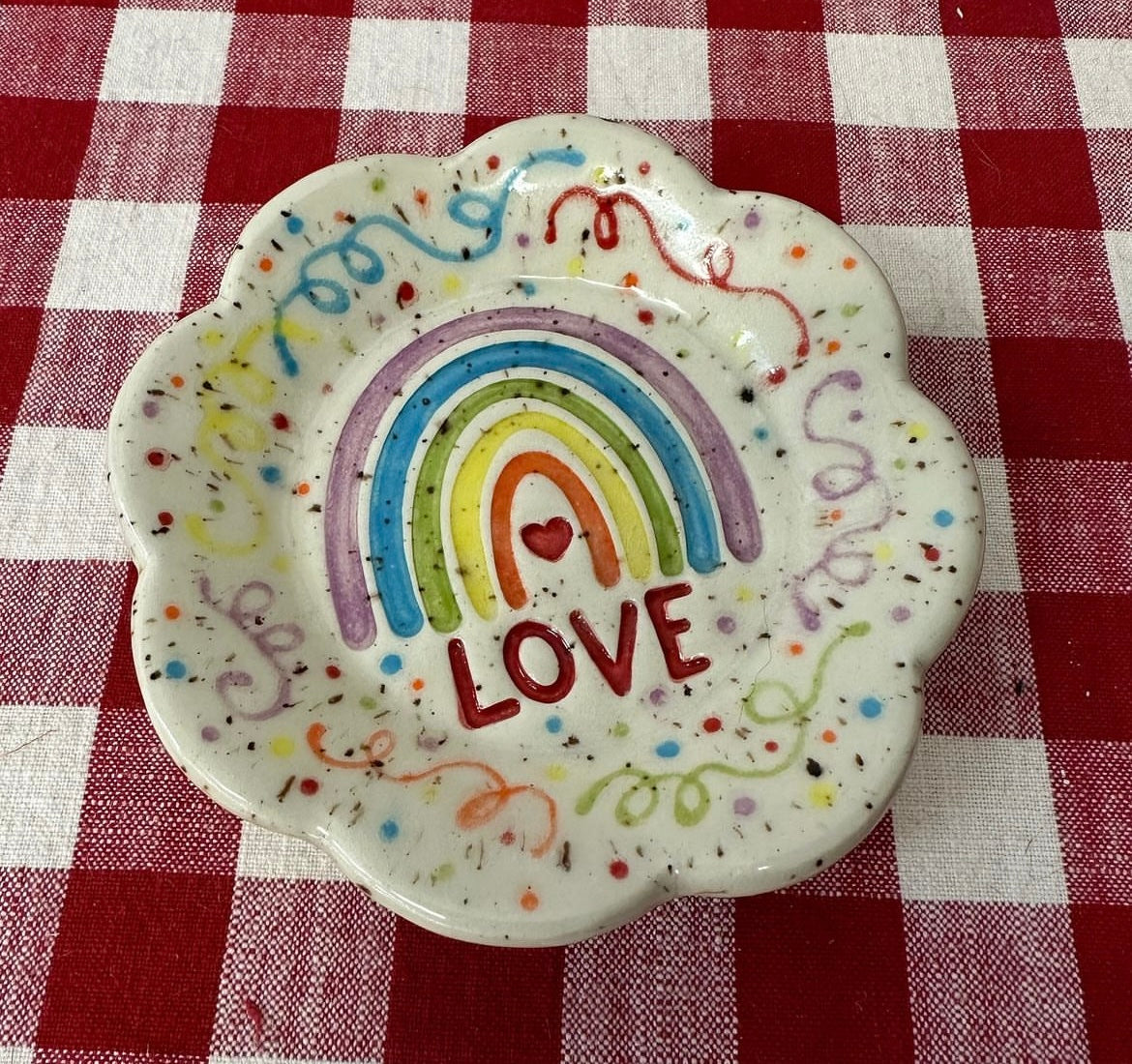 Rainbow, Heart, Love or Pride stamp - plastic 3d printed, multiple sizes