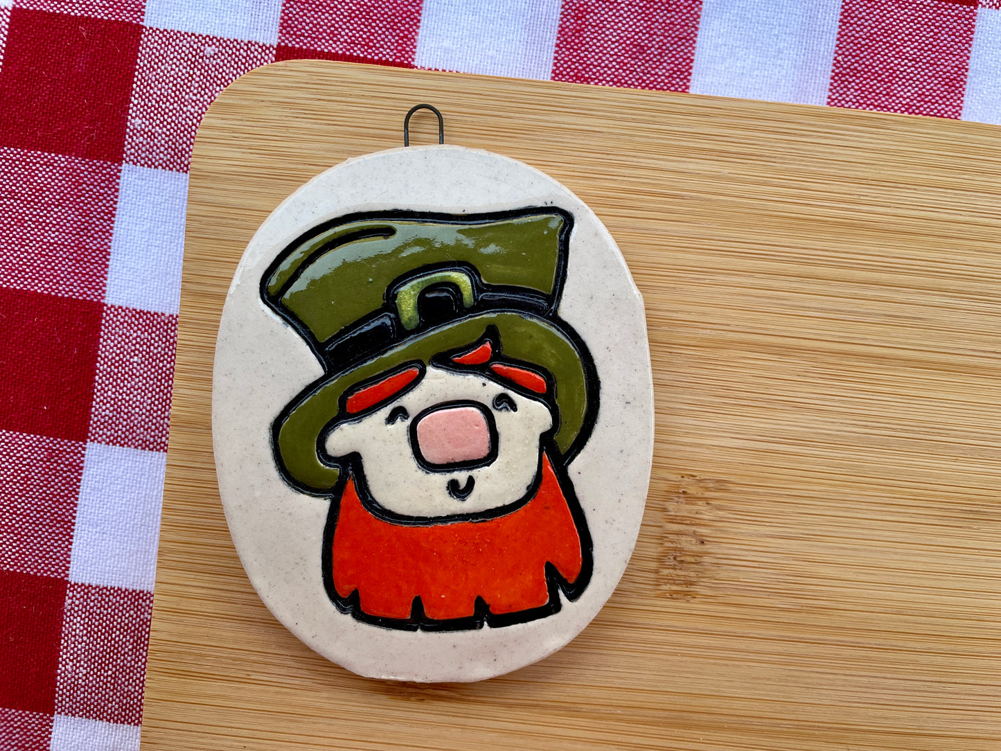 Leprechaun Pottery Stamp - January 2026 - Irish Themed Mystery Box, multiple sizes available