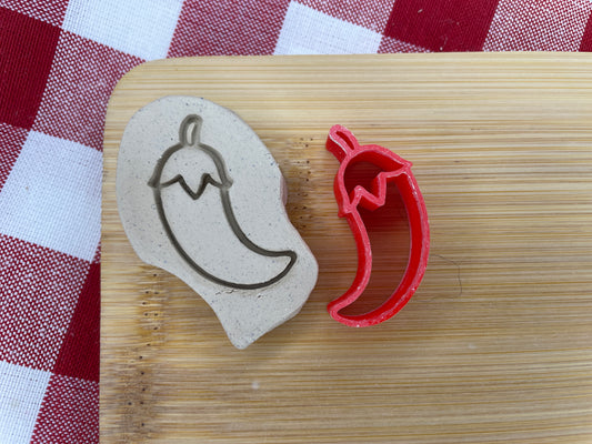 Jalapeno Pottery Stamp - Fiesta Party themed April 2025 Mystery Box, multiple sizes available