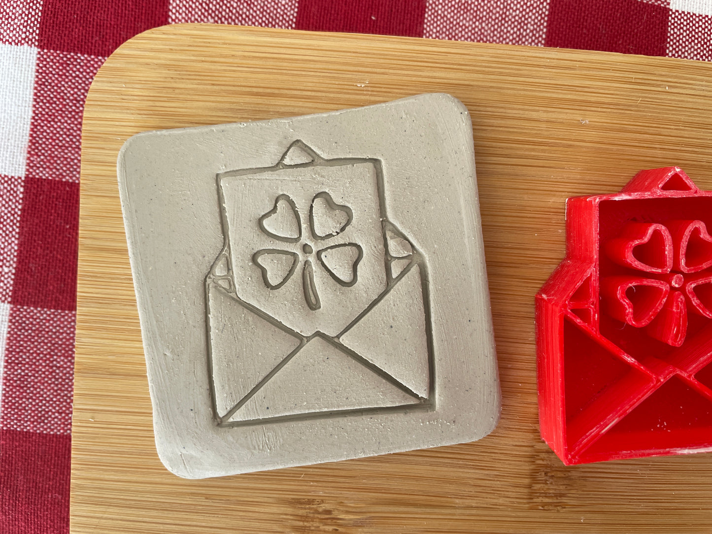 Envelope Pottery Stamp - January 2026 - Irish Themed Mystery Box, multiple sizes available