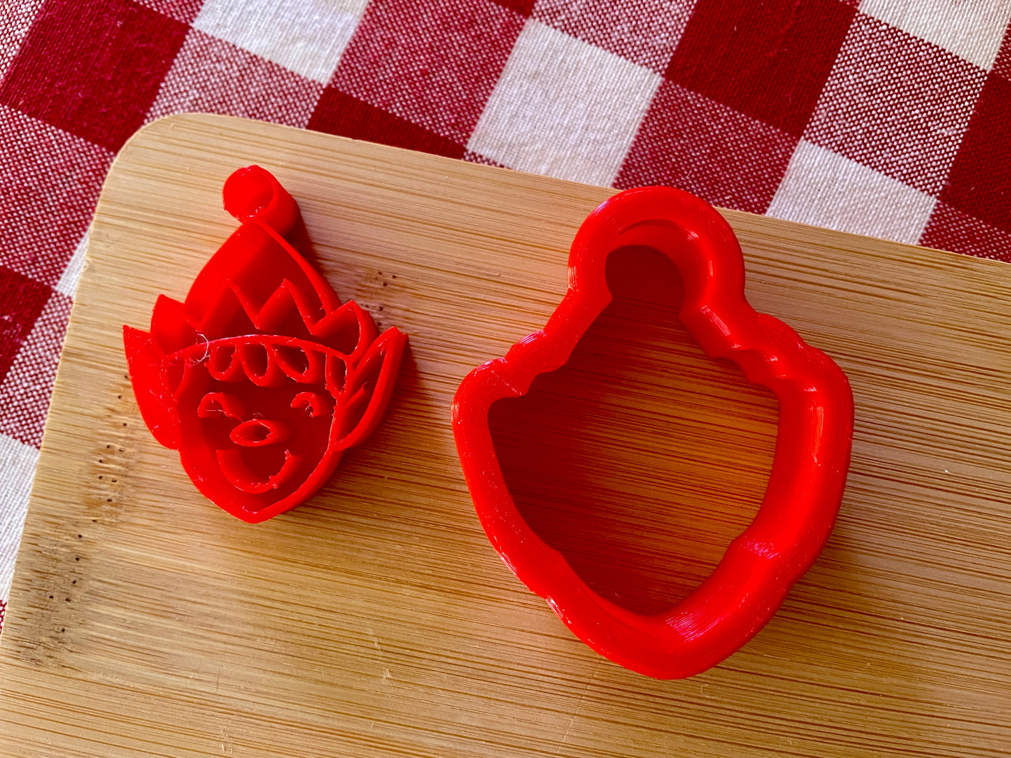 Elf - Stamp with Optional Cookie Cutter - July 2025 - Christmas in July Themed Mystery Box, multiple sizes available