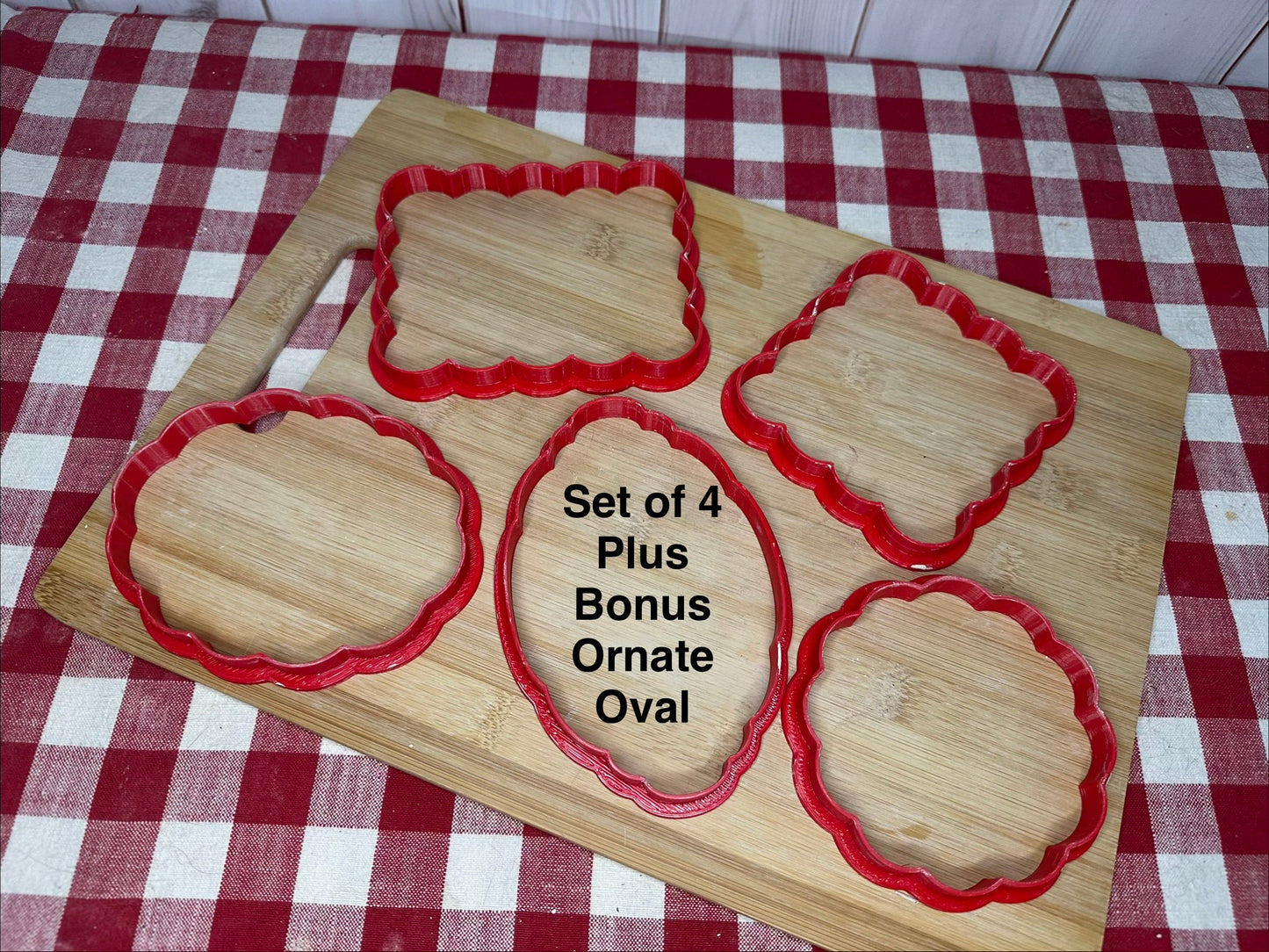 NEW Scalloped Edge Clay Cutters to match GR Pottery Forms "Super Cuties", set or individually