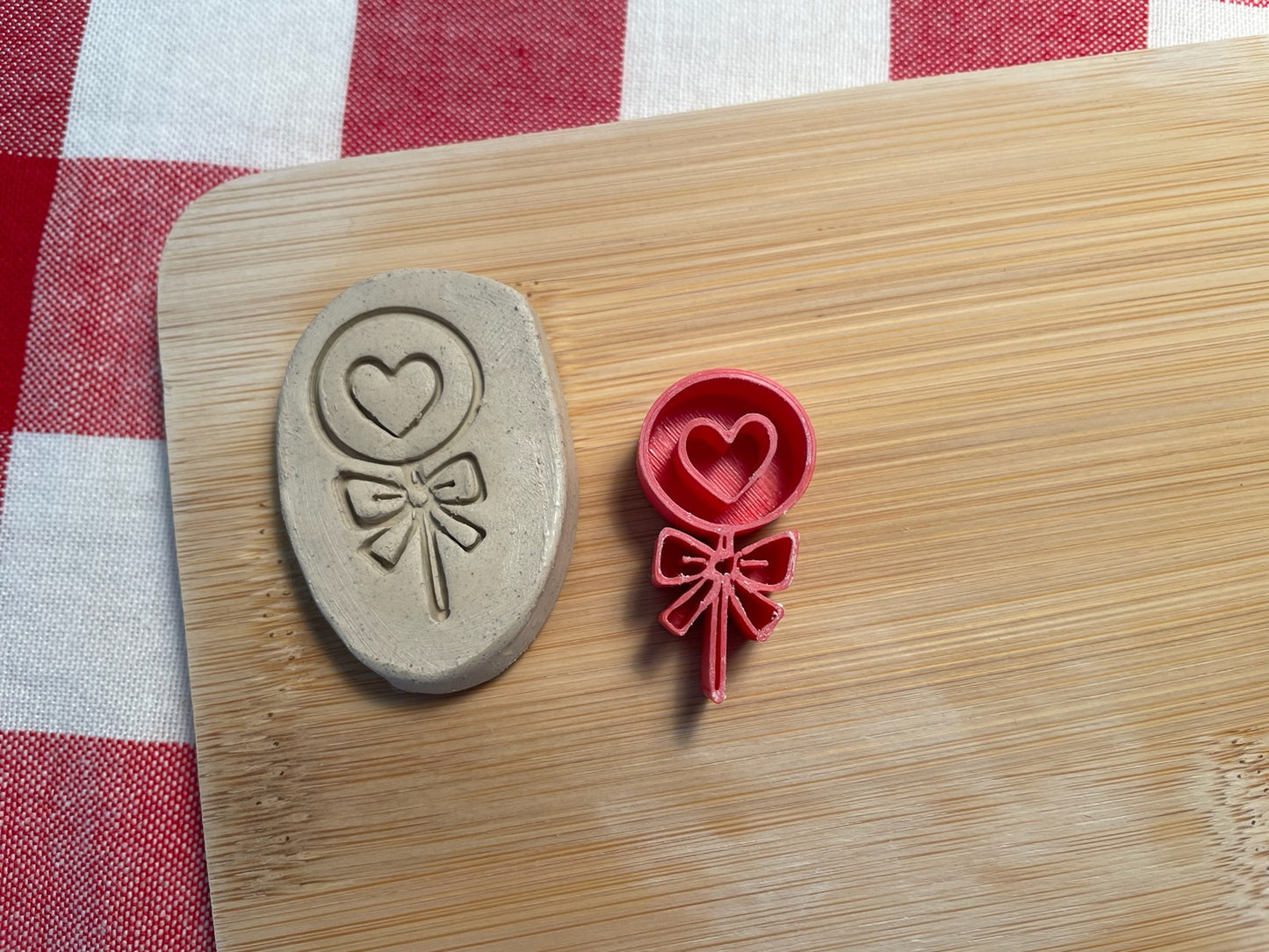 Cake Pop Pottery Stamp, From the February 2024 mystery box -  plastic 3D printed, multiple sizes available