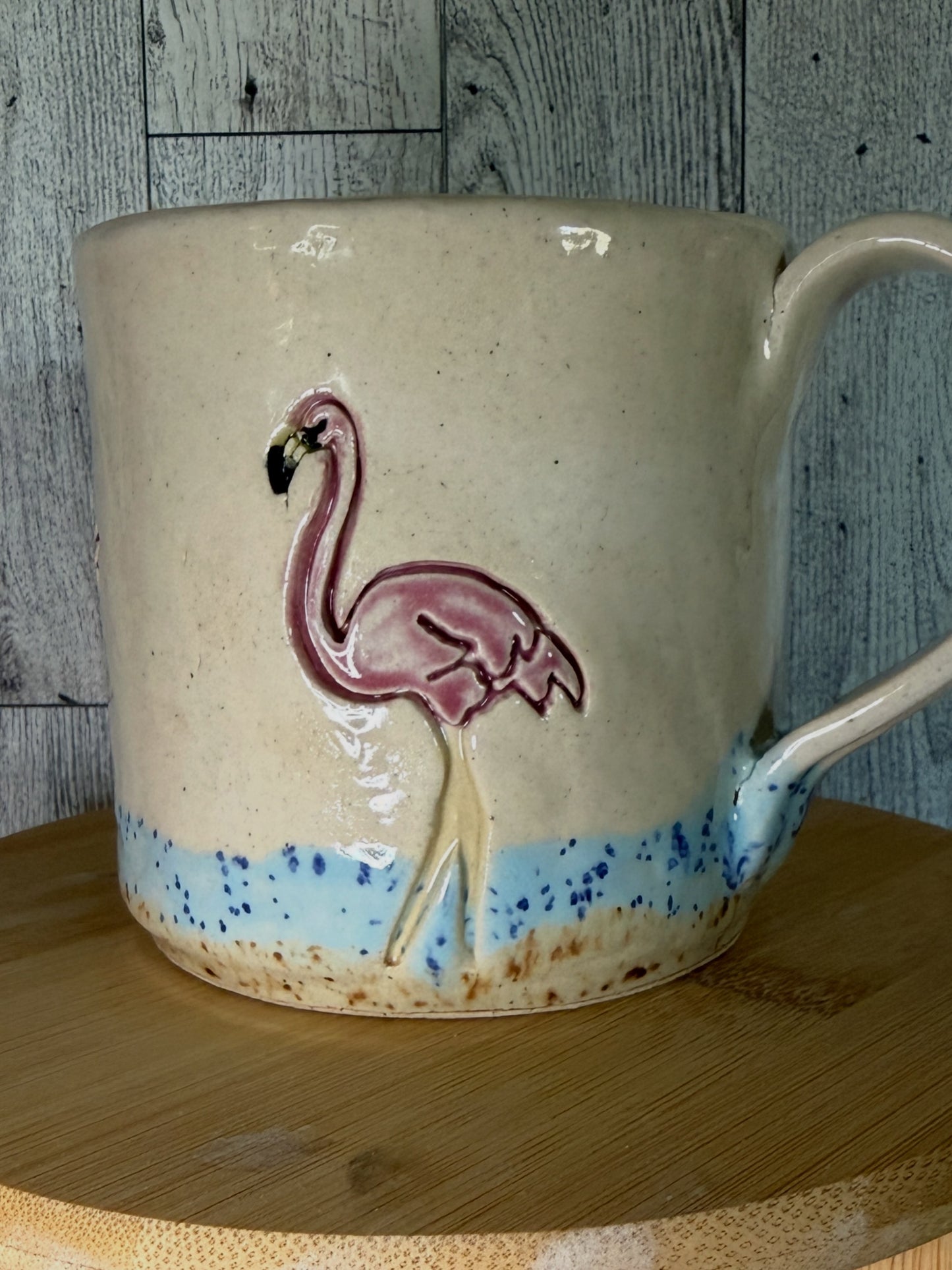 Flamingo stamp - plastic 3D printed, multiple sizes