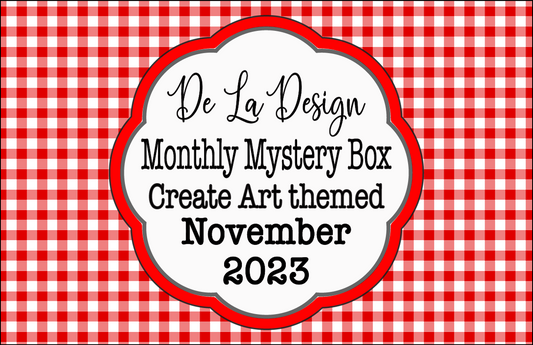 Monthly Mystery Box - November 2023 - Create Art themed