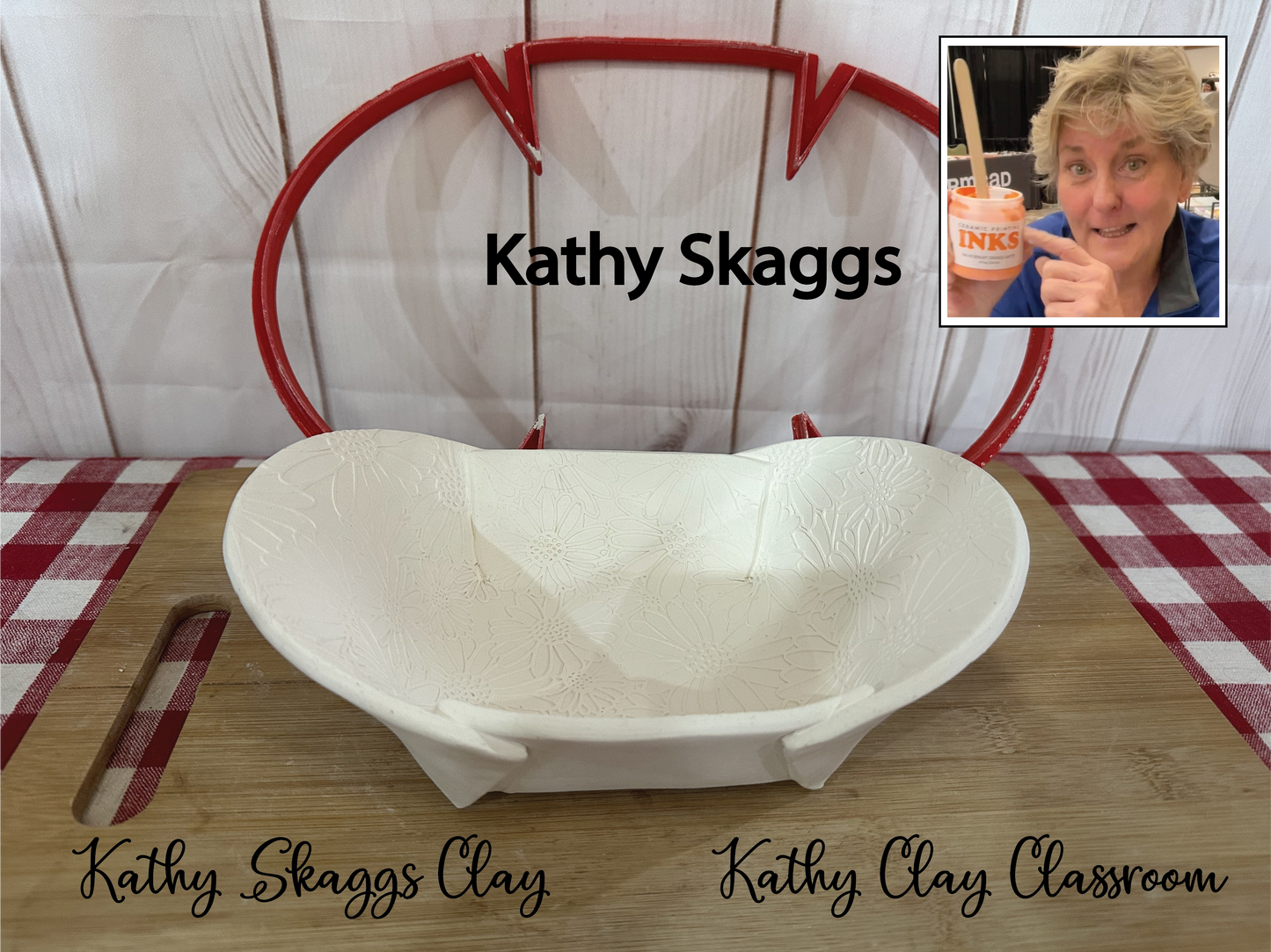 Fold up Oblong Bowl Clay Cutter Template - Kathy Skaggs' Design - Nesting tray, Choose Size or Set
