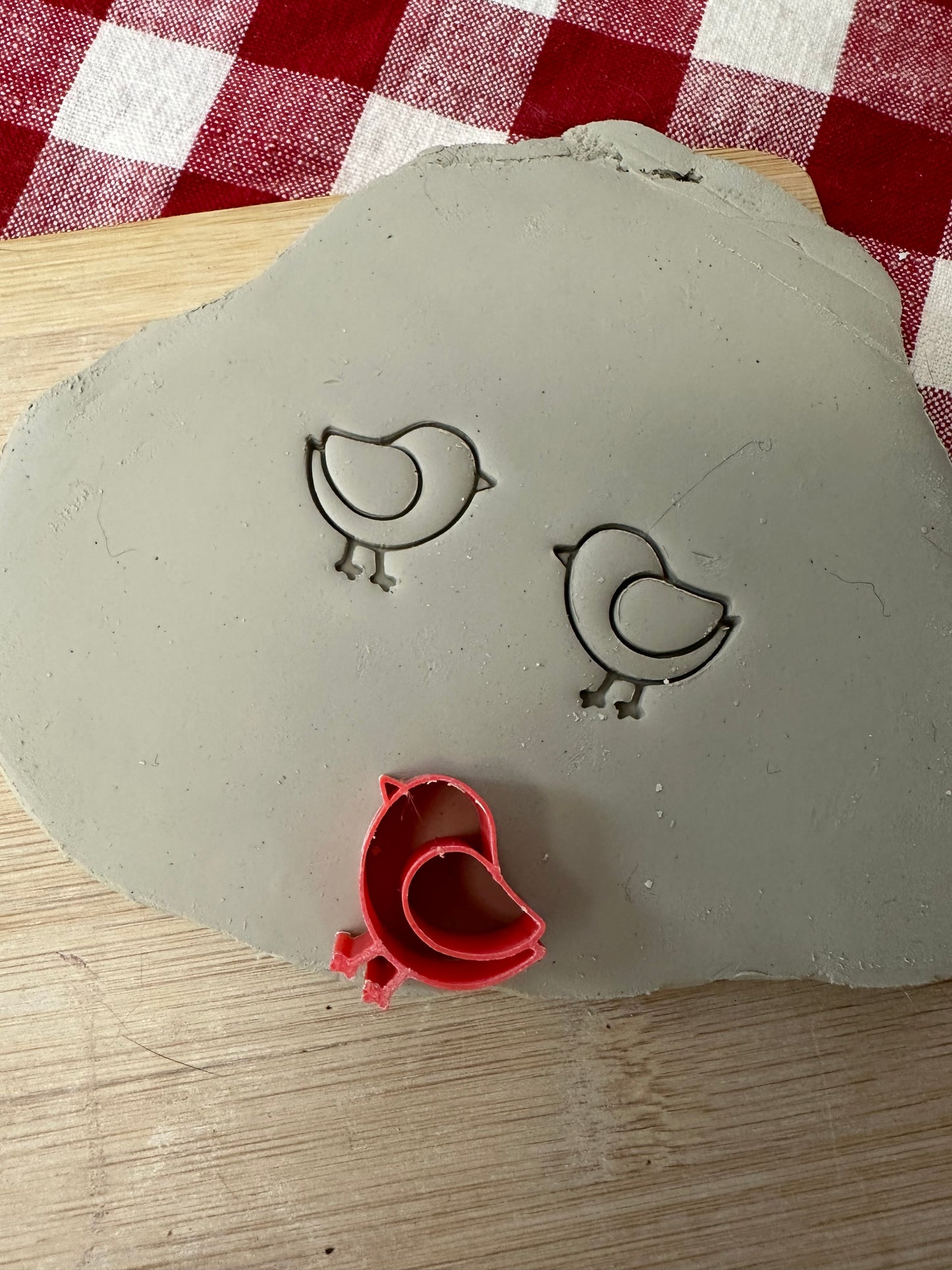 Baby Chick Mini Pottery Stamp - January 2024 Stamp of the Month, plastic 3D printed, multiple sizes