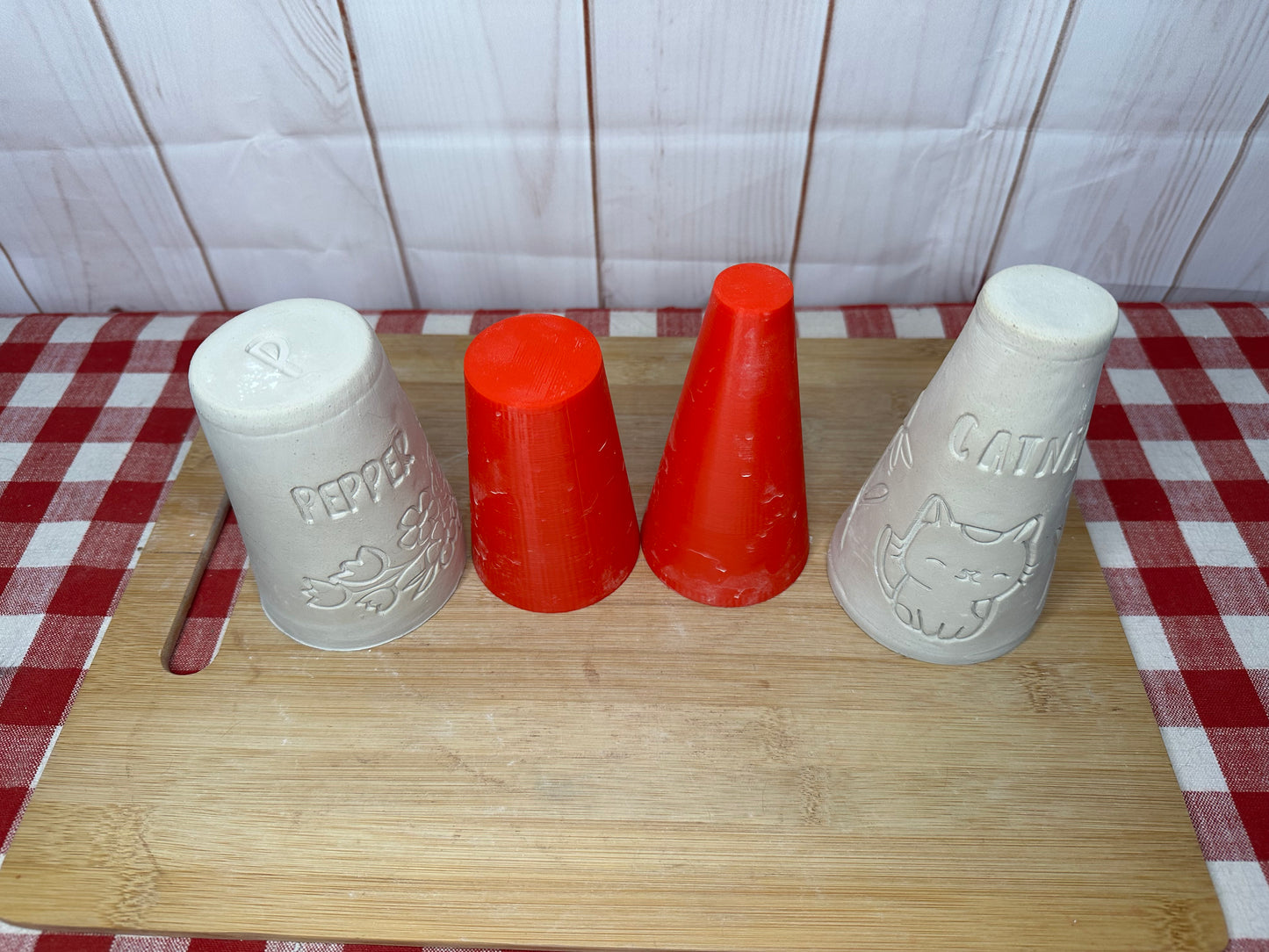 Magic Shaker Form for Magic Shaker Pottery Templates - Form Only - Straight side, 2 sizes, each or set