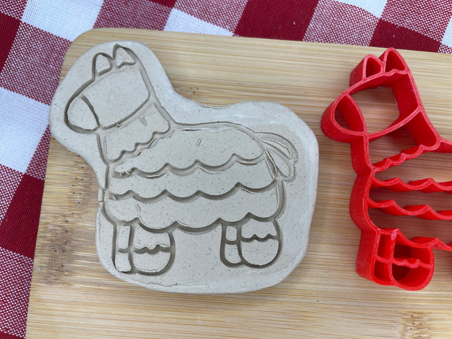 Pinata Pottery Stamp - Fiesta Party themed April 2025 Mystery Box, multiple sizes available