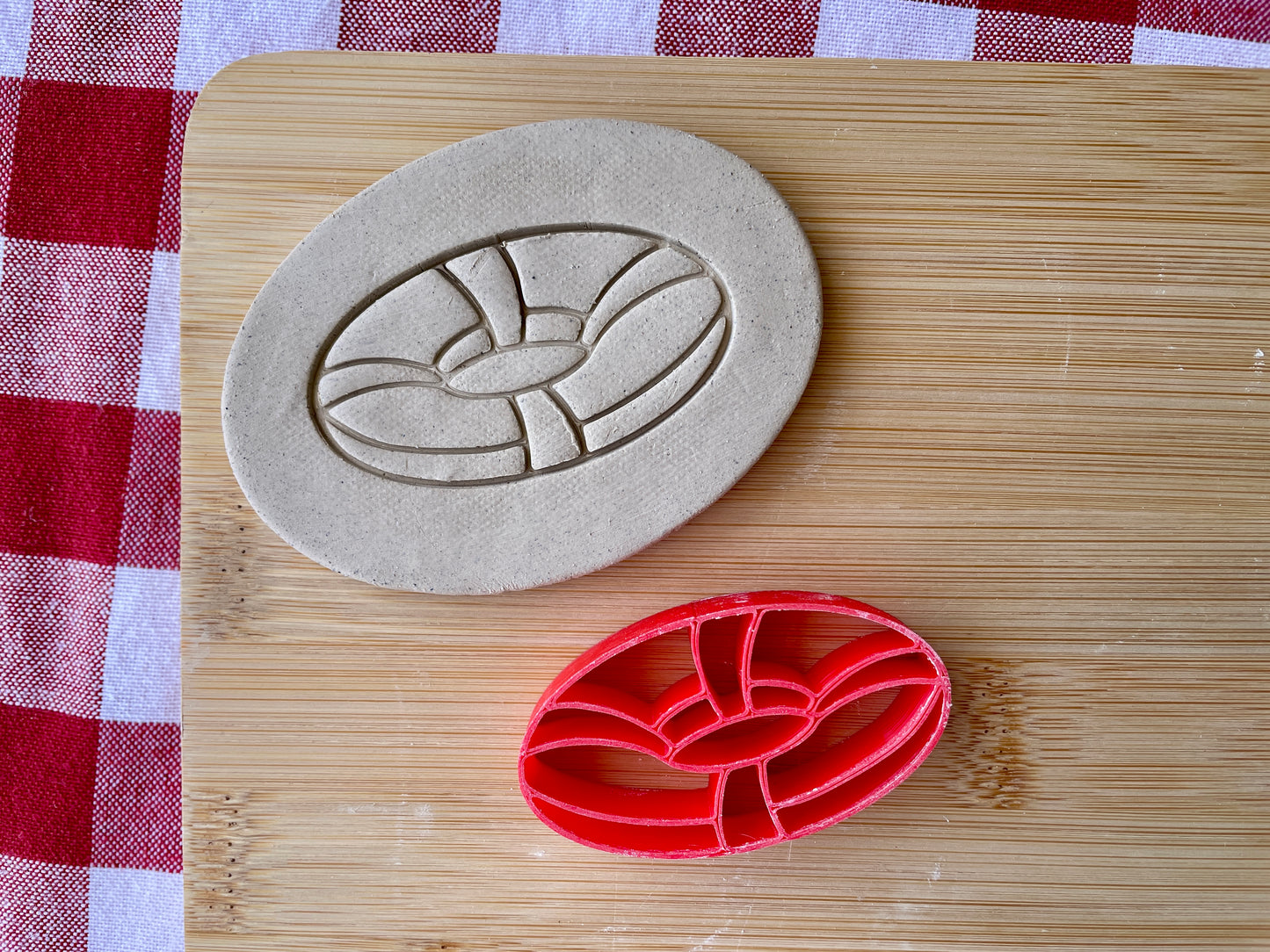 Ring Float Pottery Stamp - April 2026 - Beach Themed Mystery Box, multiple sizes available