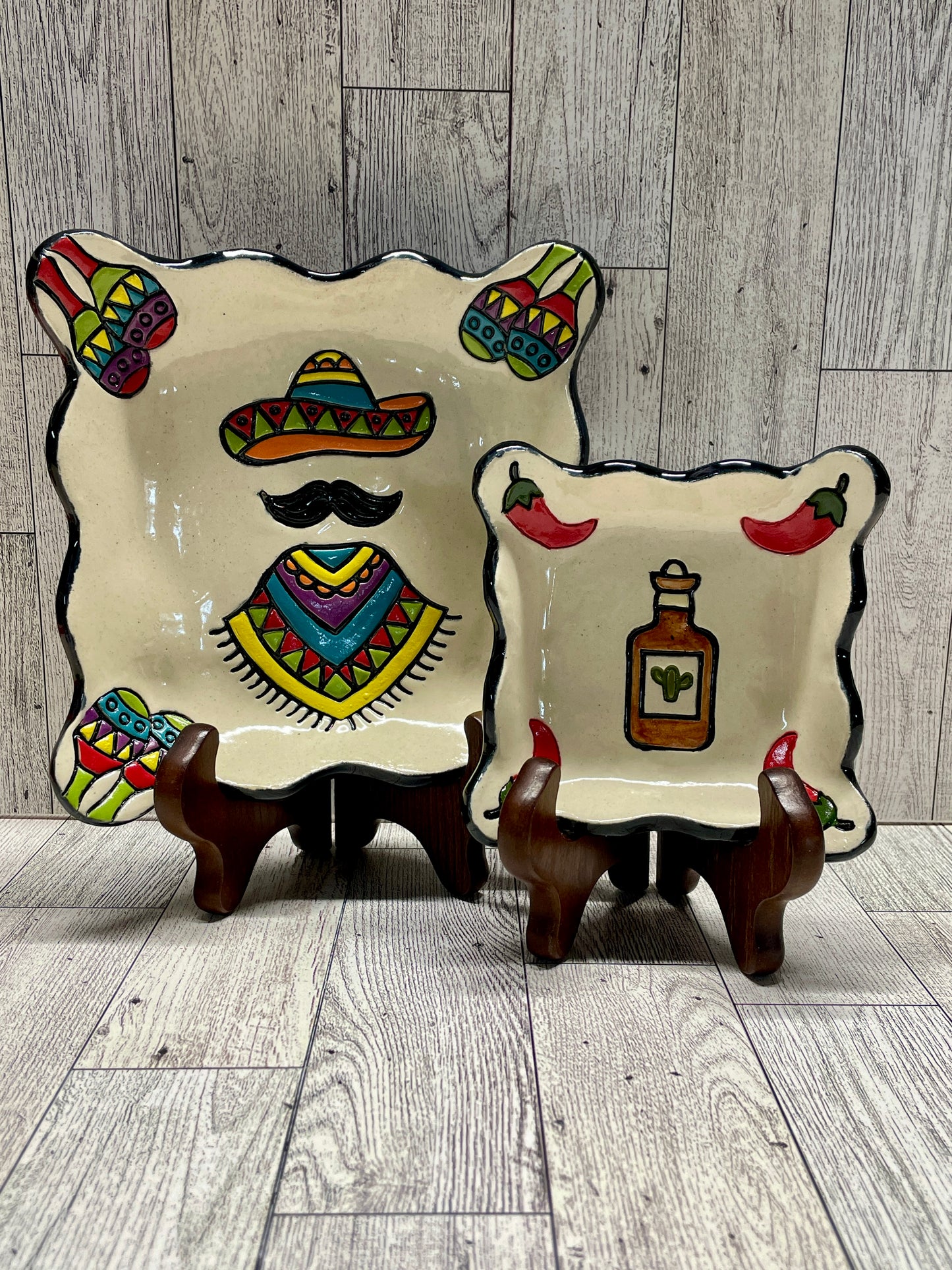 Sombrero Mexican Hat 2 Pottery Stamp - Fiesta Party themed April 2025 Mystery Box, multiple sizes available