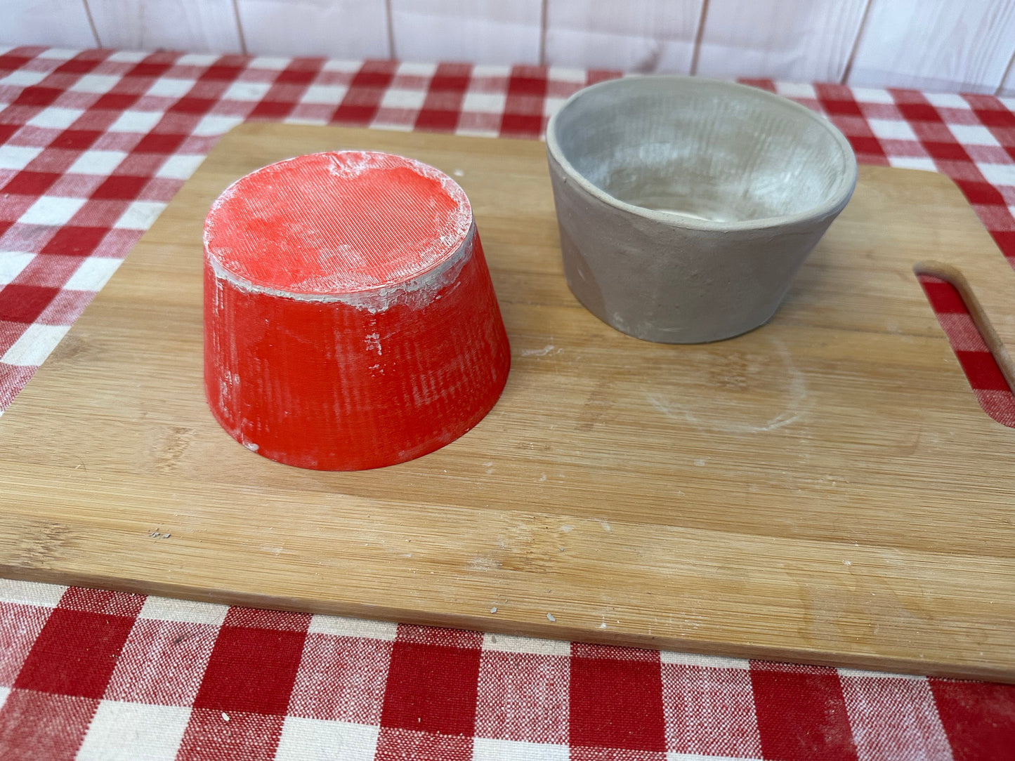 Ramekin Form for New Ramekin Pottery Template - Form Only - Straight side, 3.5" Base x 2.25" Tall x 4.5" top Finished bowl size