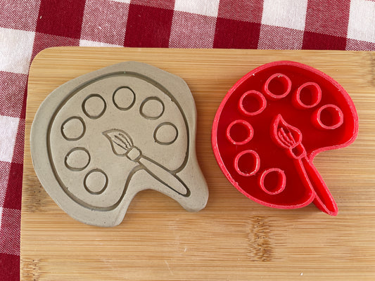Art Palette Pottery Stamp - August 2025 - Back to School Themed Mystery Box, multiple sizes available