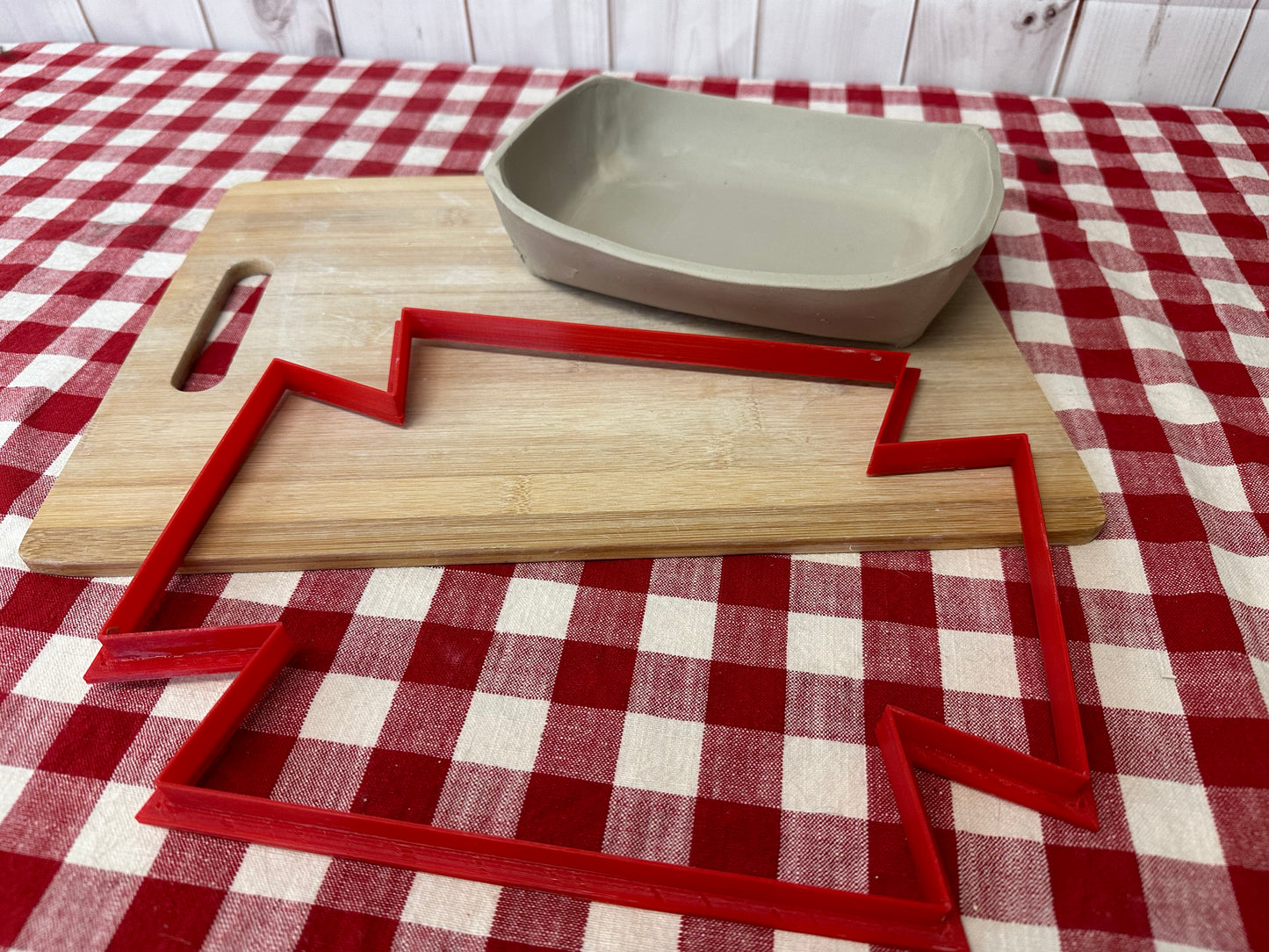 Rectangle Tray / Bowl Template Clay Cutter - stackable