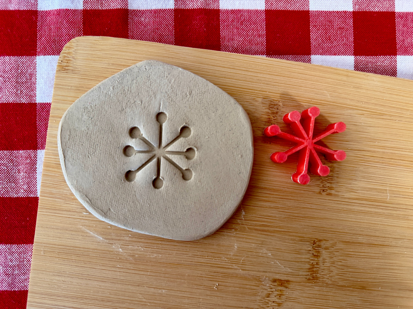 Retro Starburst Pottery Stamp - June 2026 - Mid Century Modern Themed Mystery Box, multiple sizes available