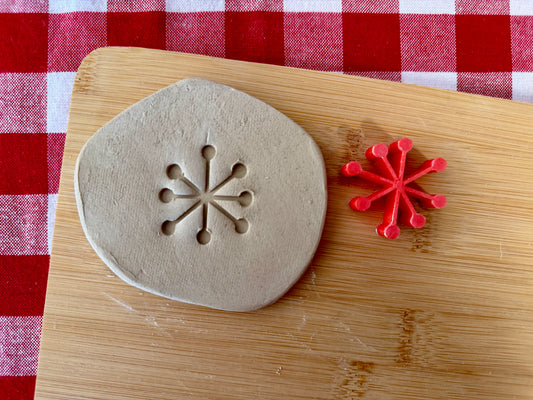 Retro Starburst Pottery Stamp - June 2026 - Mid Century Modern Themed Mystery Box, multiple sizes available