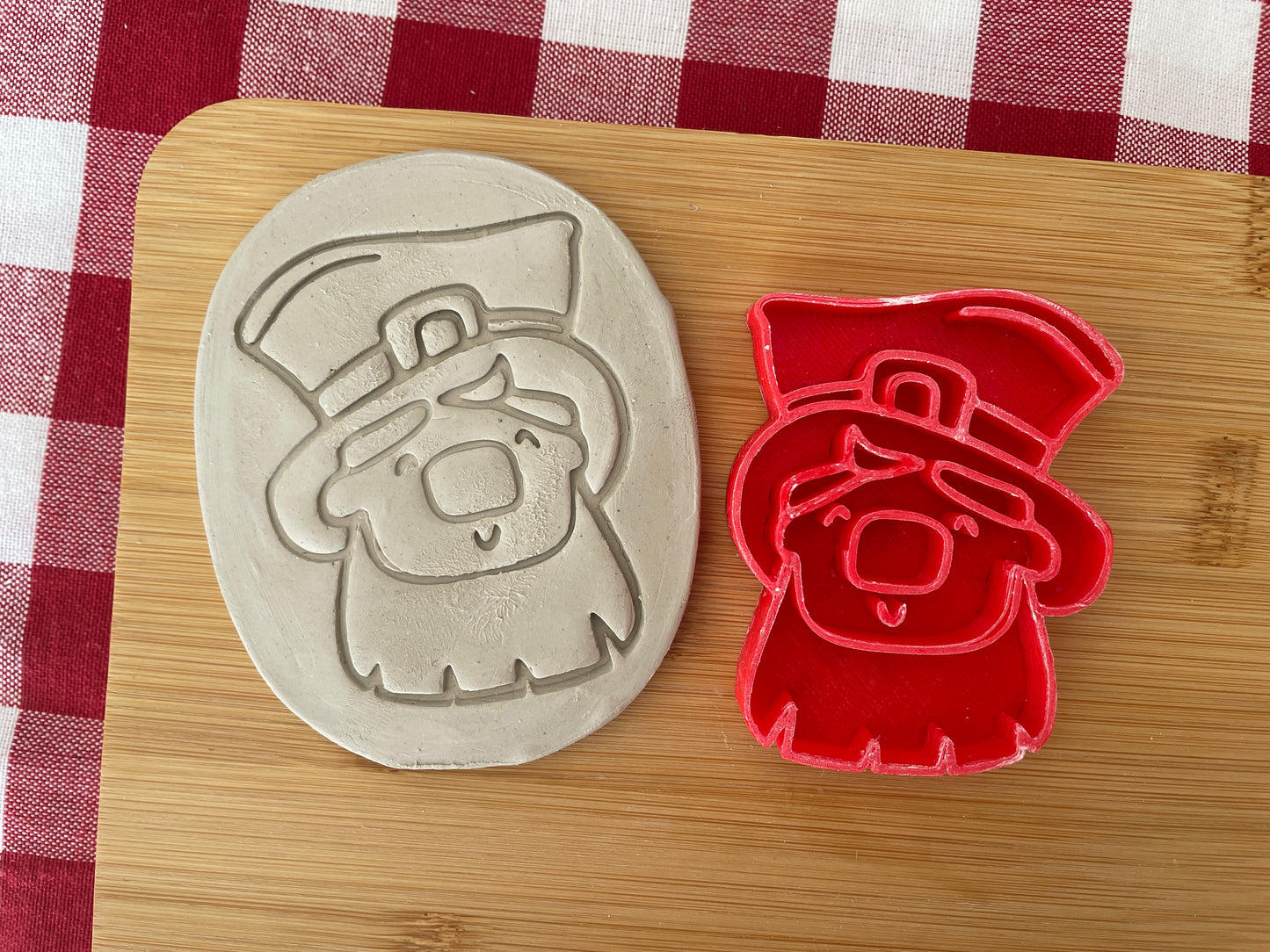 Leprechaun Pottery Stamp - January 2026 - Irish Themed Mystery Box, multiple sizes available