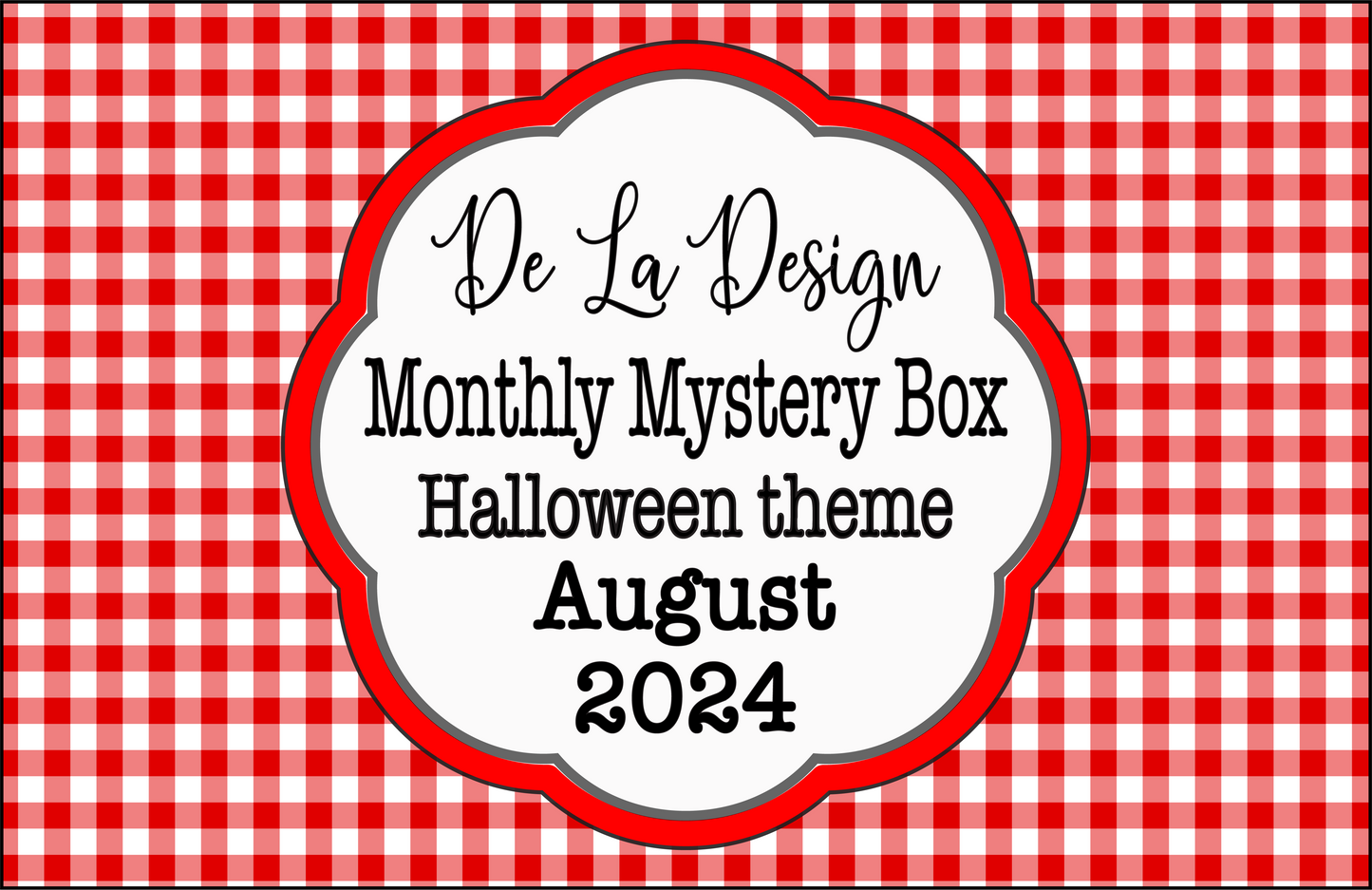 Monthly Mystery Box - August 2024 - Halloween themed