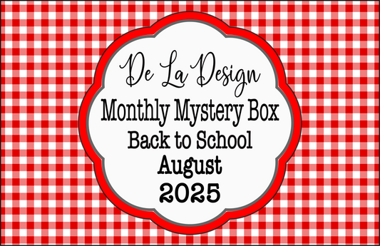 Monthly Mystery Box - August 2025 - Back to School themed