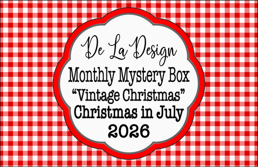 Monthly Mystery Box - Christmas in July 2026 - "Vintage Christmas" themed