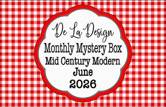 Monthly Mystery Box - June 2026 - "Mid Century Modern" themed