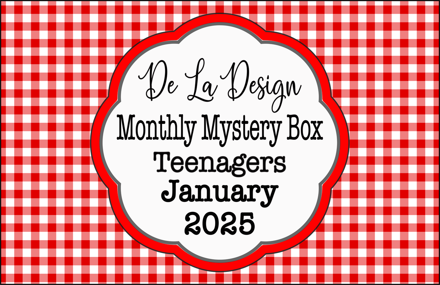 Monthly Mystery Box - January 2025 - 2020s Teenagers themed