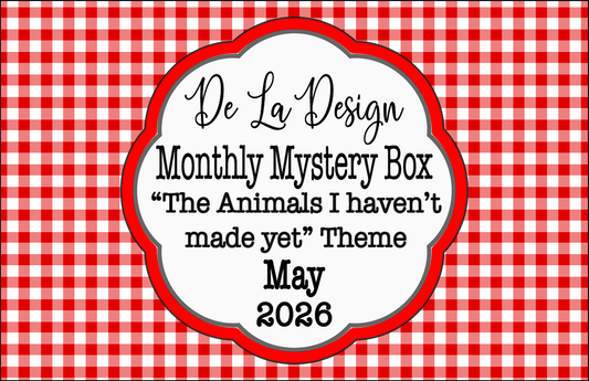 Monthly Mystery Box - May 2026 - "Animals that I haven't made yet" themed