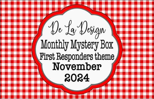 Monthly Mystery Box - November 2024 - First Responders themed