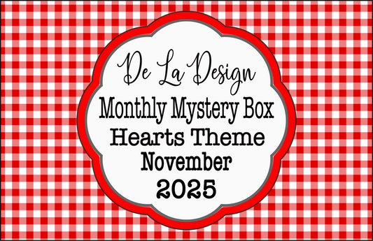 Monthly Mystery Box - November 2025 - Hearts themed
