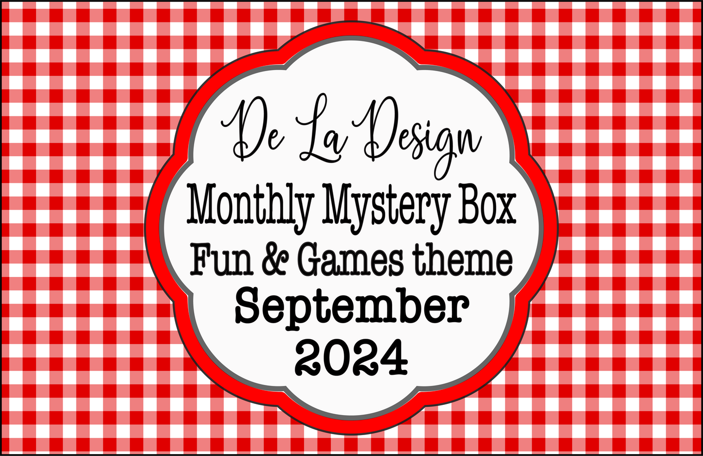 Monthly Mystery Box - September 2024 - Fun and Games themed