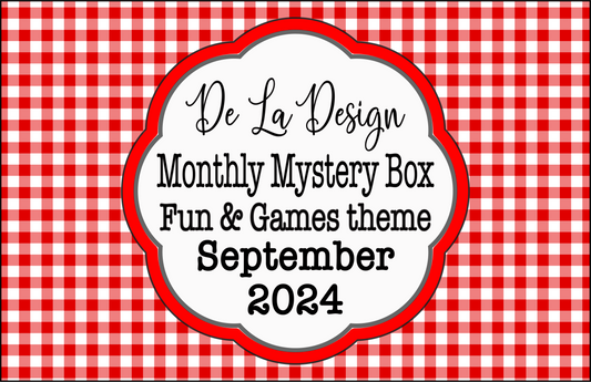 Monthly Mystery Box - September 2024 - Fun and Games themed