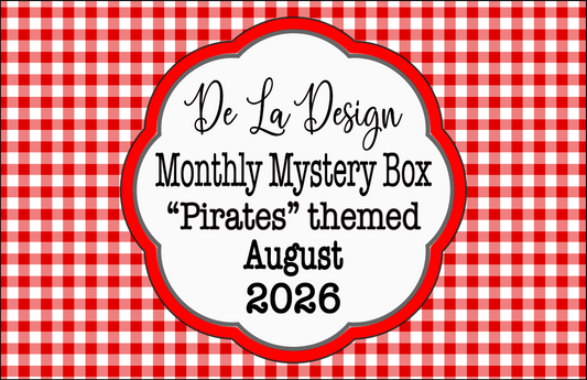 Monthly Mystery Box - August 2026 - "Pirates" themed
