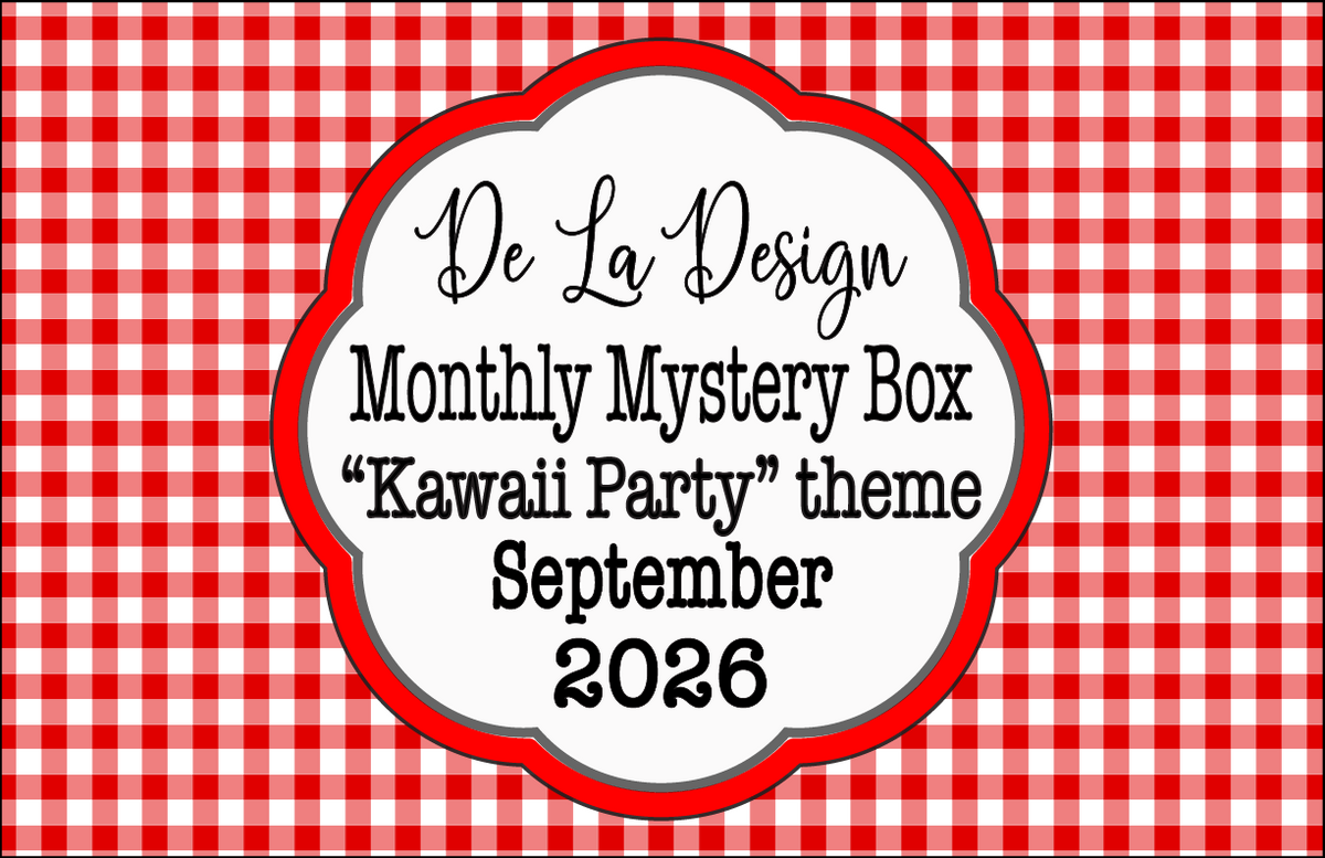 Monthly Mystery Box - September 2026 - Kawaii style "Party" themed