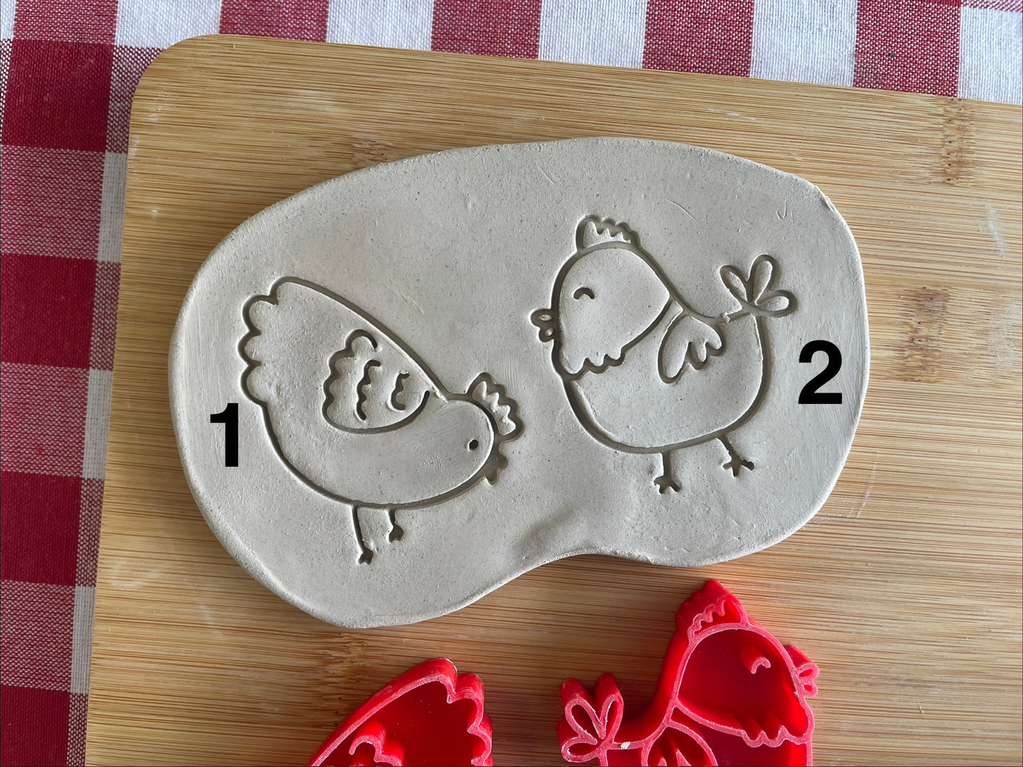 Chick pottery stamps - February 2026 Easter Themed Mystery Box, sold individually or as set