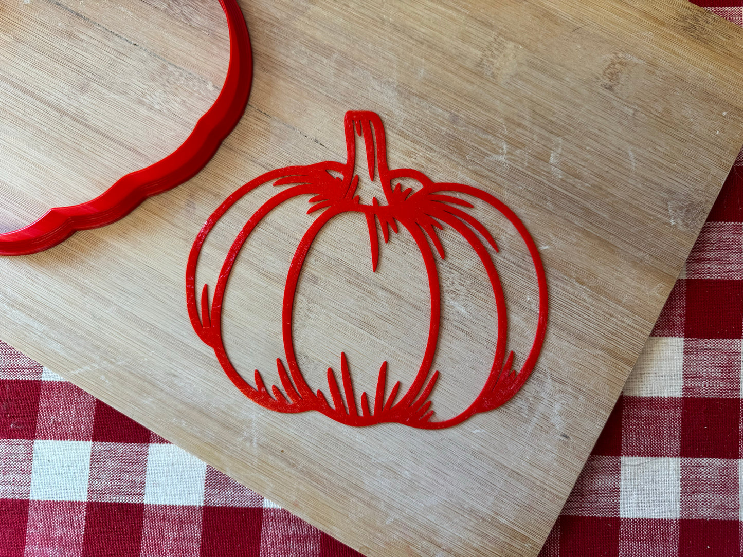 Pumpkin Mini Design, Pottery Stamp or Stencil w/ optional cutter, multiple sizes