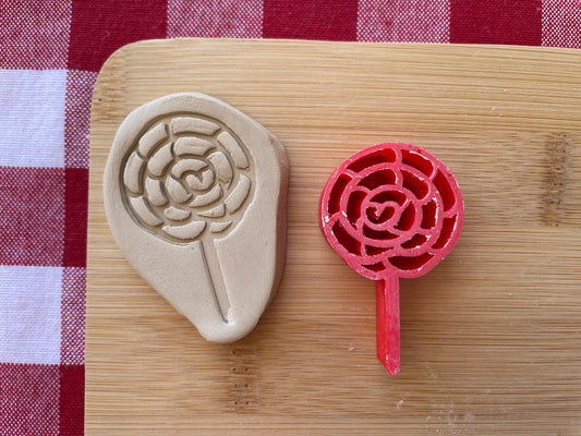 Sucker, Lollipop - Pottery Stamp - June 2025 - Circus Themed Mystery Box, multiple sizes available