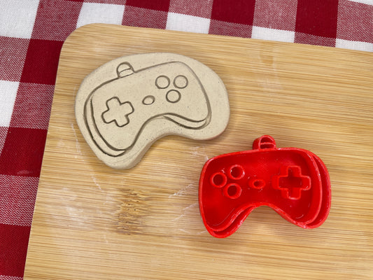 Video Game Controller Pottery Stamp - Teenagers themed January 2025 Mystery Box, multiple sizes available