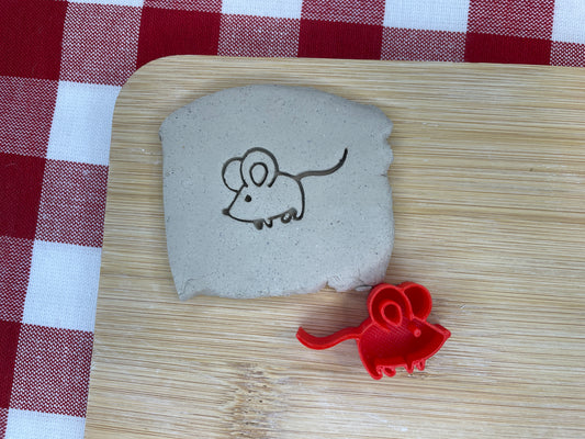 Mini Mouse Pottery Stamp - February 2025 stamp of the month, plastic 3D printed, multiple sizes