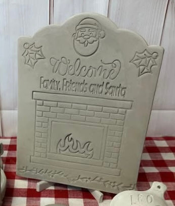 Tall Sign Plaque Clay Cutter - Amanda Neal Collaboration, plastic 3D printed, pottery tool, multiple sizes