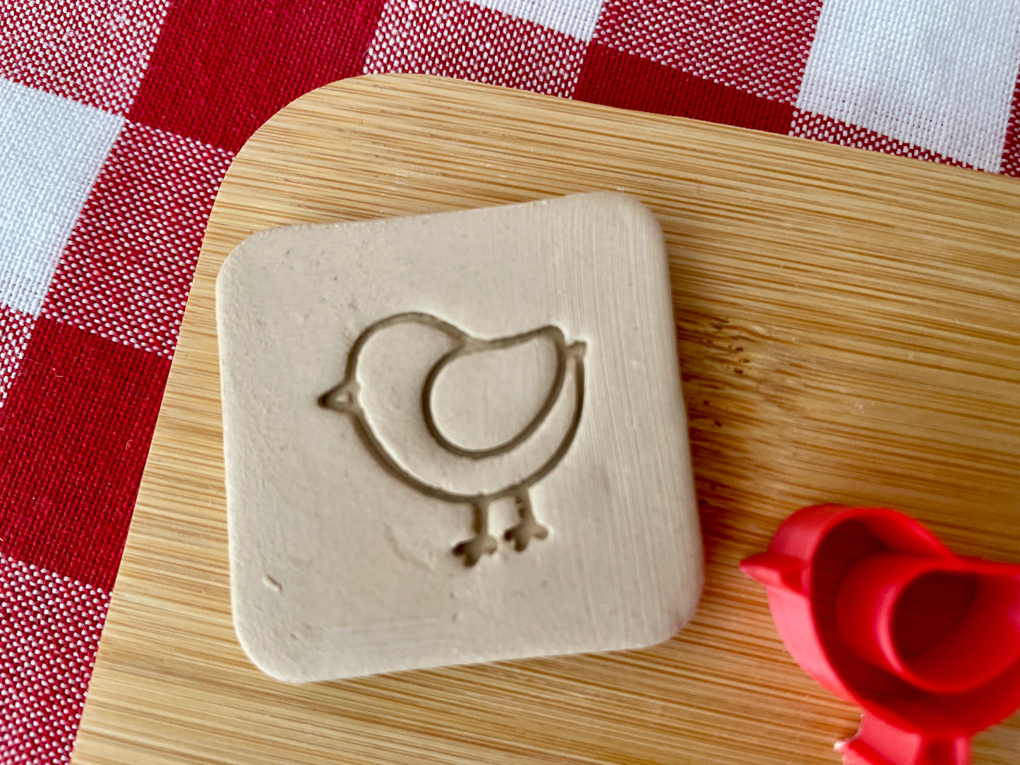 Baby Chick Mini Pottery Stamp - January 2024 Stamp of the Month, plastic 3D printed, multiple sizes