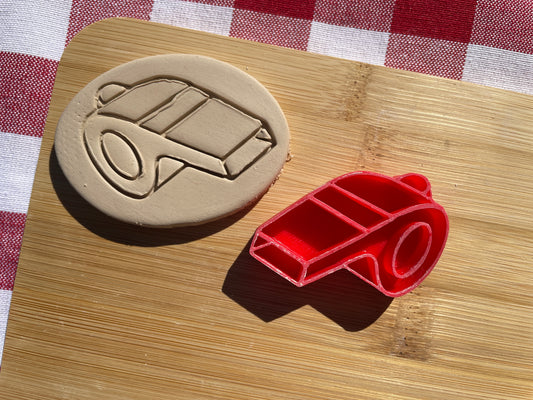 Whistle Pottery Stamp - First Responders themed November 2024 Mystery Box, multiple sizes available