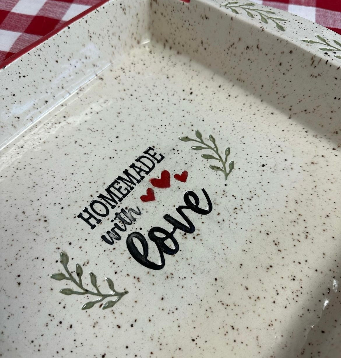 "Homemade with Love" word stamp - plastic 3D Printed, Multiple Sizes Available