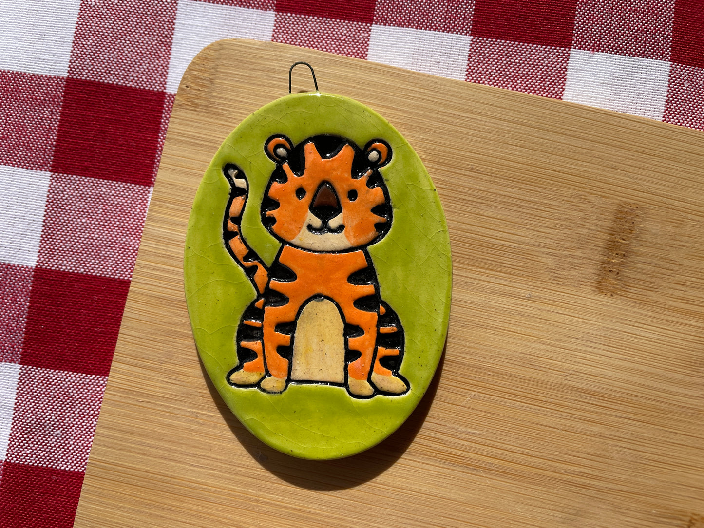 Tiger stamp, from the October 2024 Jungle Safari theme mystery box - multiple sizes available, 3D printed