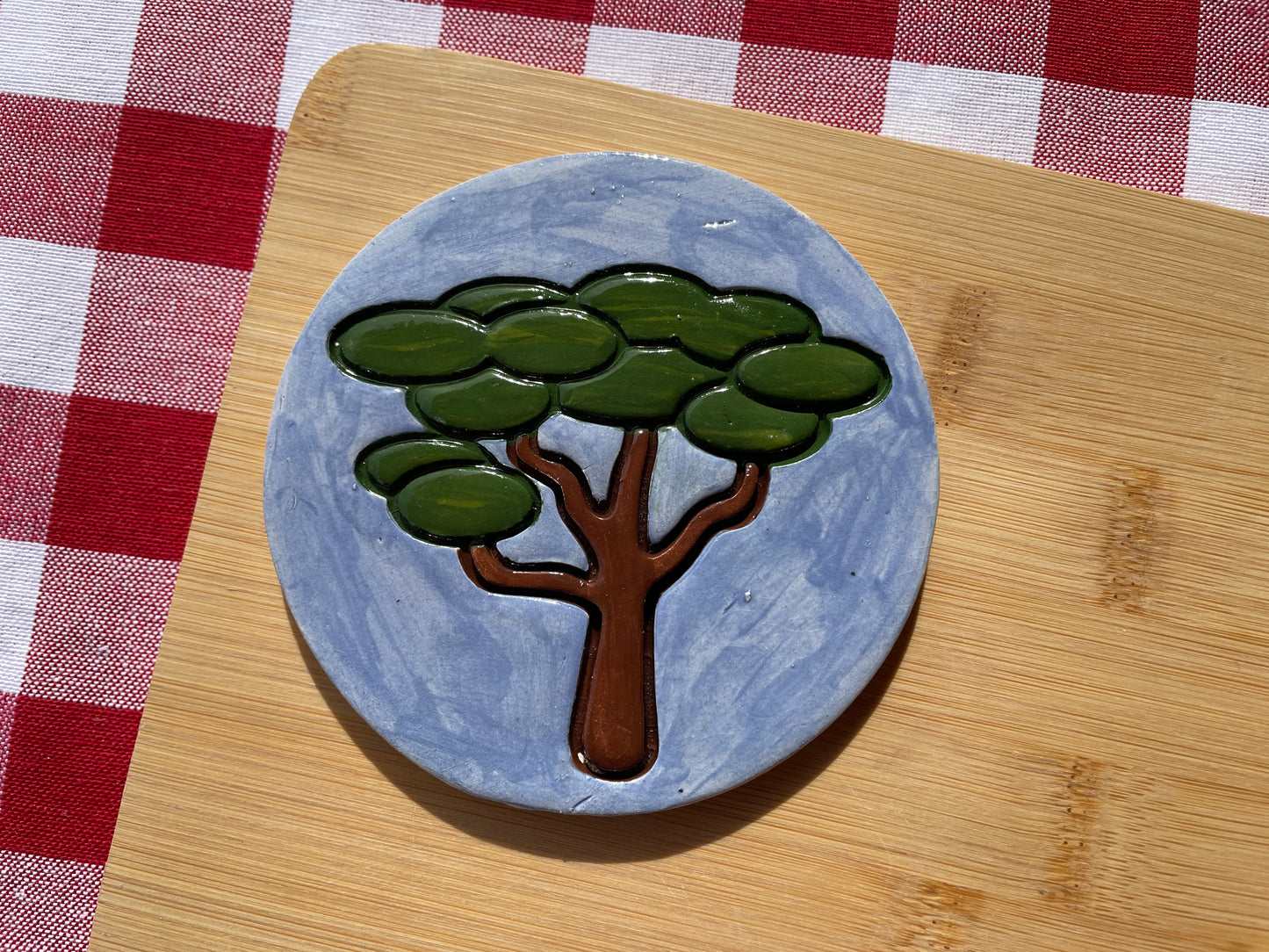 Tree stamp, from the October 2024 Jungle Safari theme mystery box - multiple sizes available, 3D printed