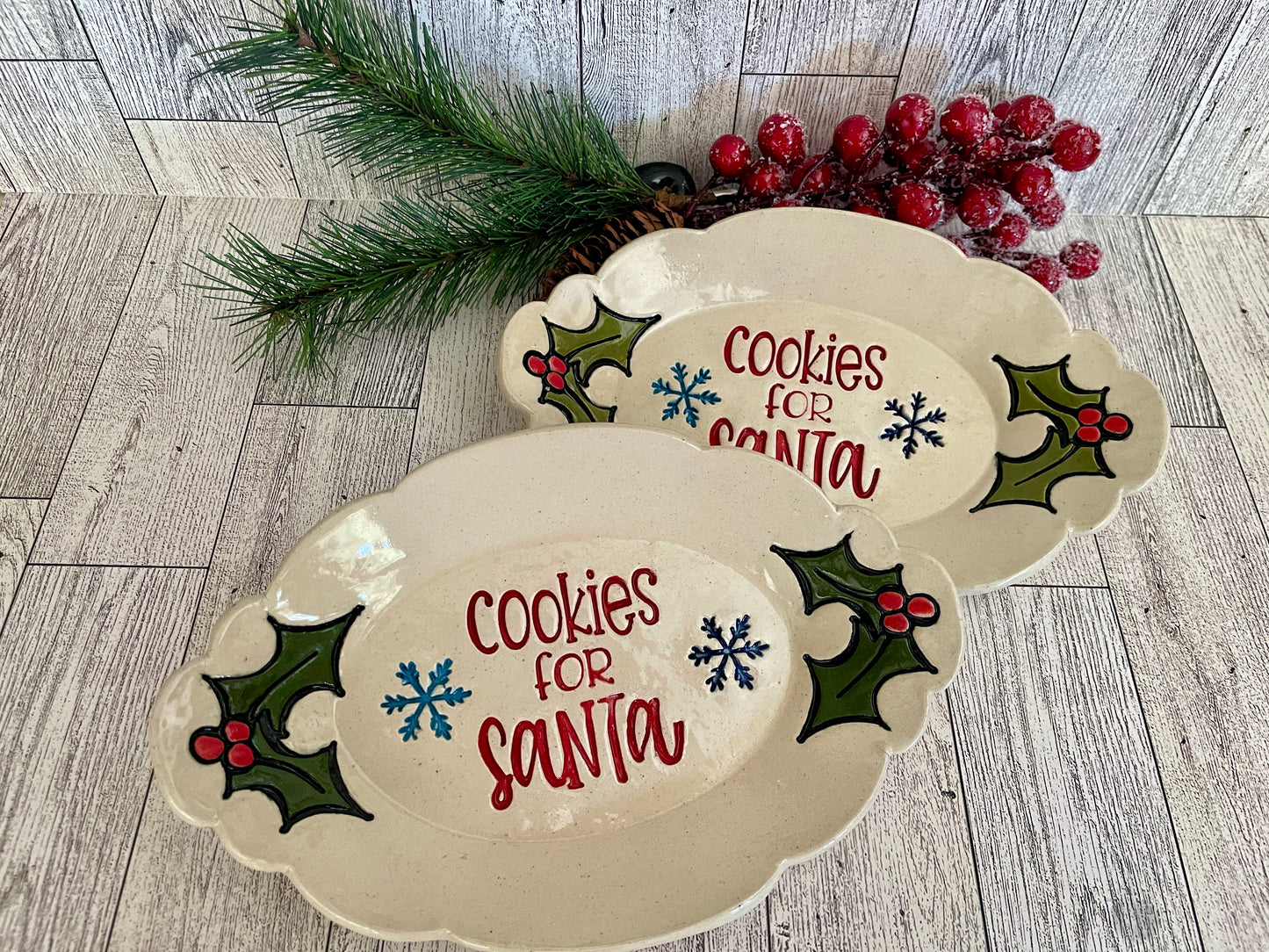 Christmas Cookies for Santa designs, Pottery stamps - *New Sizes Available* Each or Set