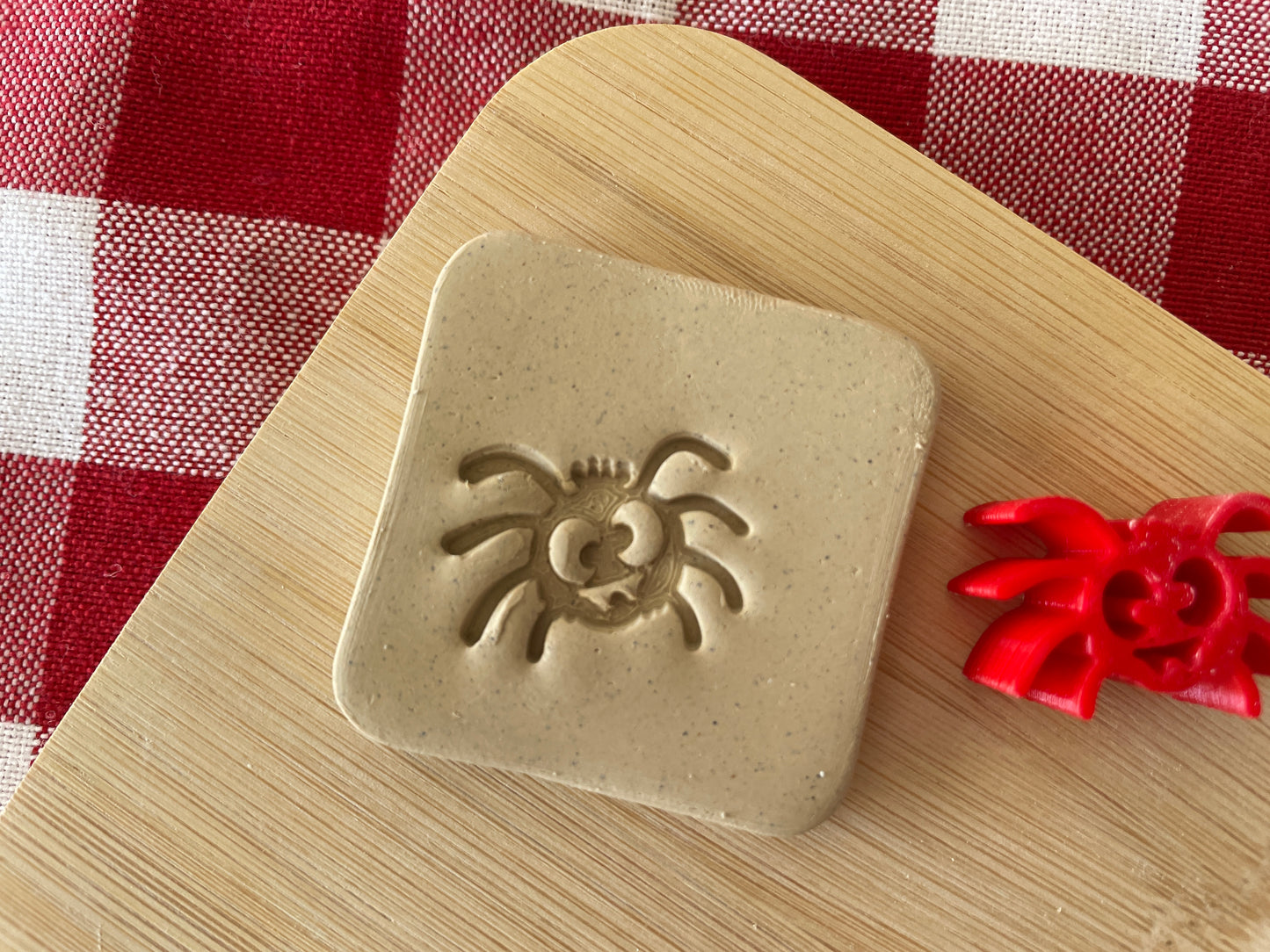 Spider Mini Pottery Stamp - September 2022 Stamp of the Month, multiple sizes