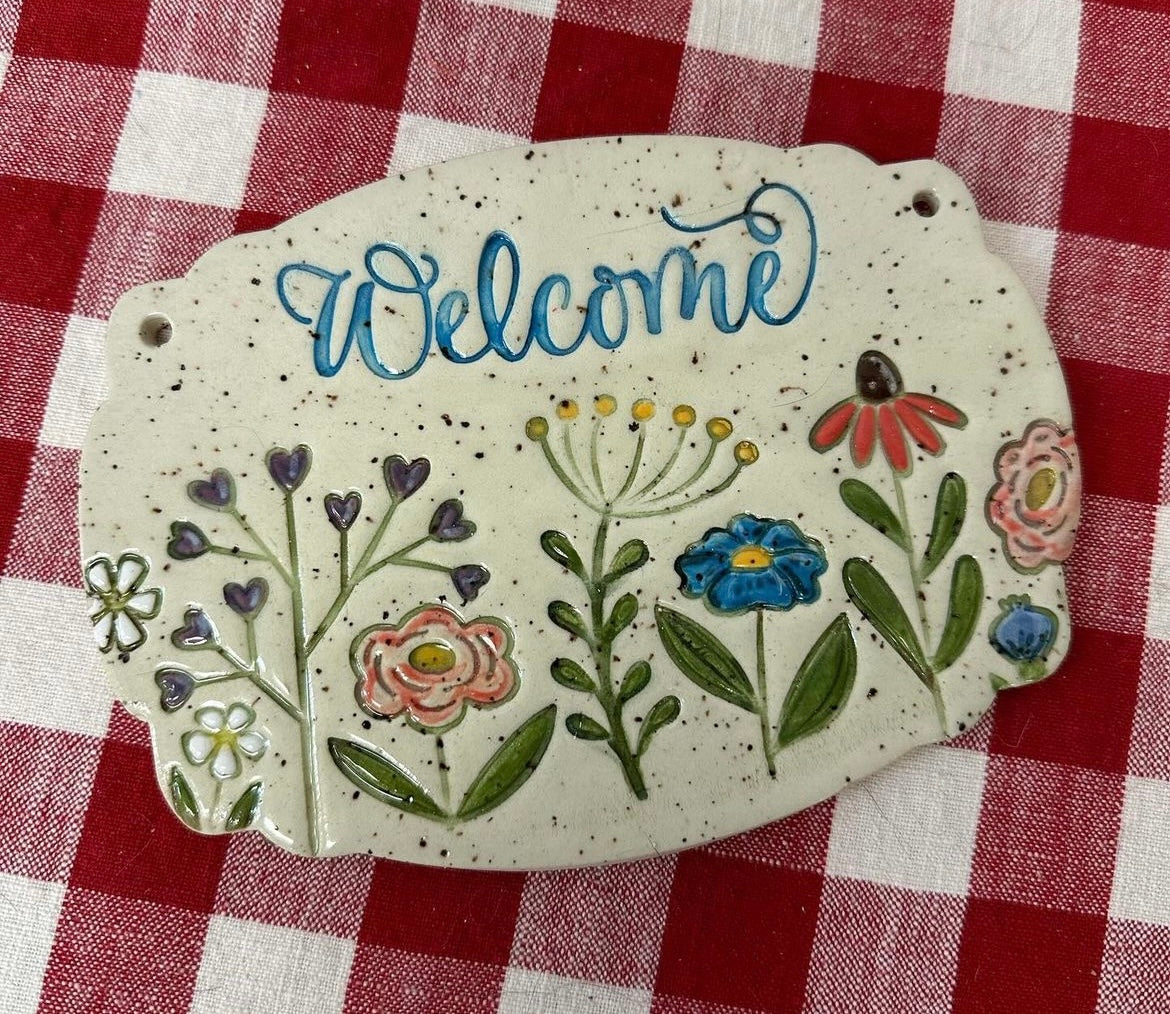 WildFlower Roller - Border Stamp, Repeating pattern, Plastic 3d printed