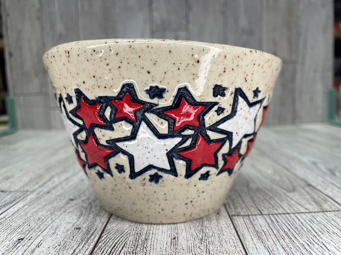 Star Pottery Roller, Border Stamp - Repeating pattern, Plastic 3d printed