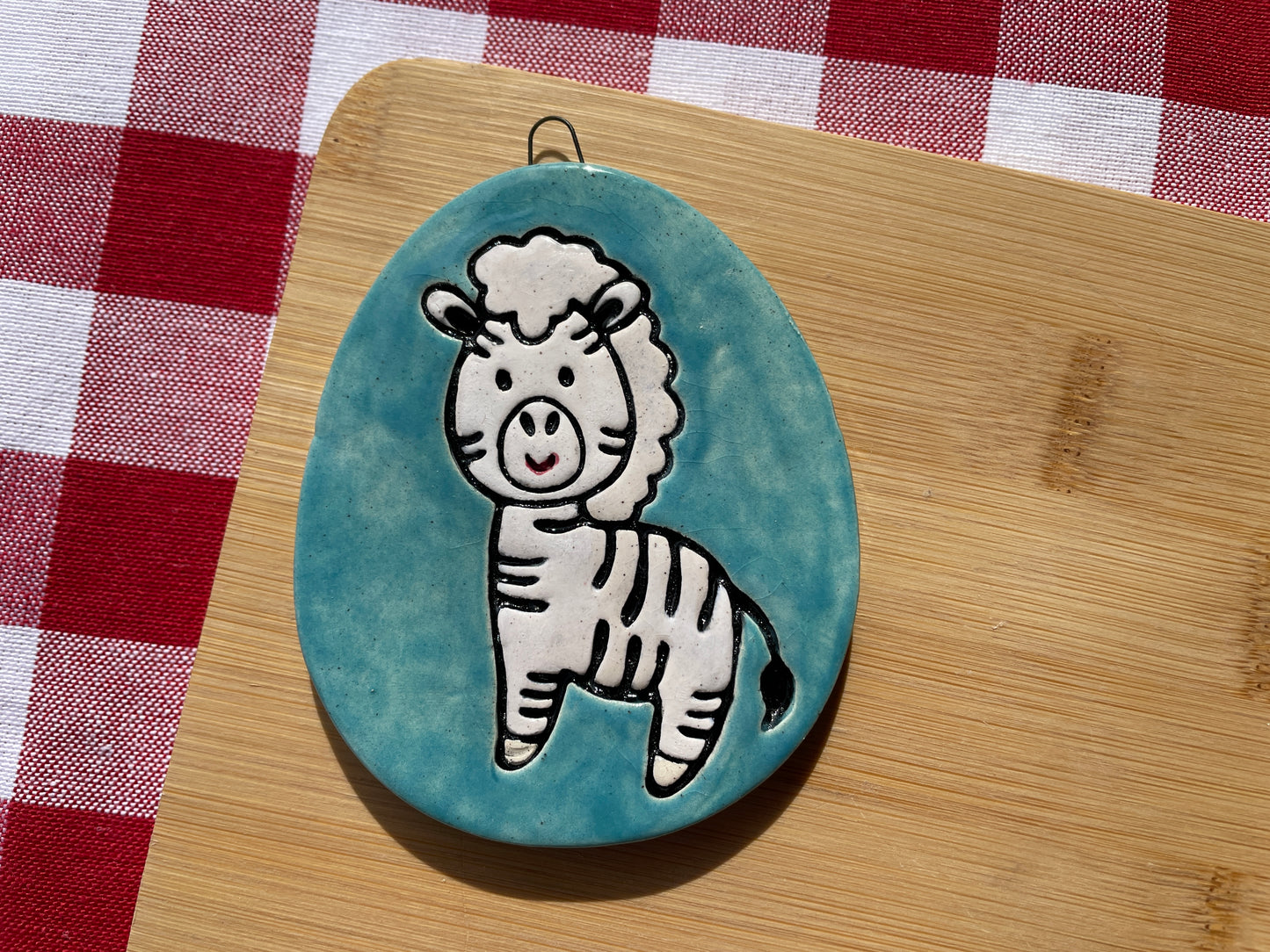 Zebra stamp, from the October 2024 Jungle Safari theme mystery box - multiple sizes available, 3D printed