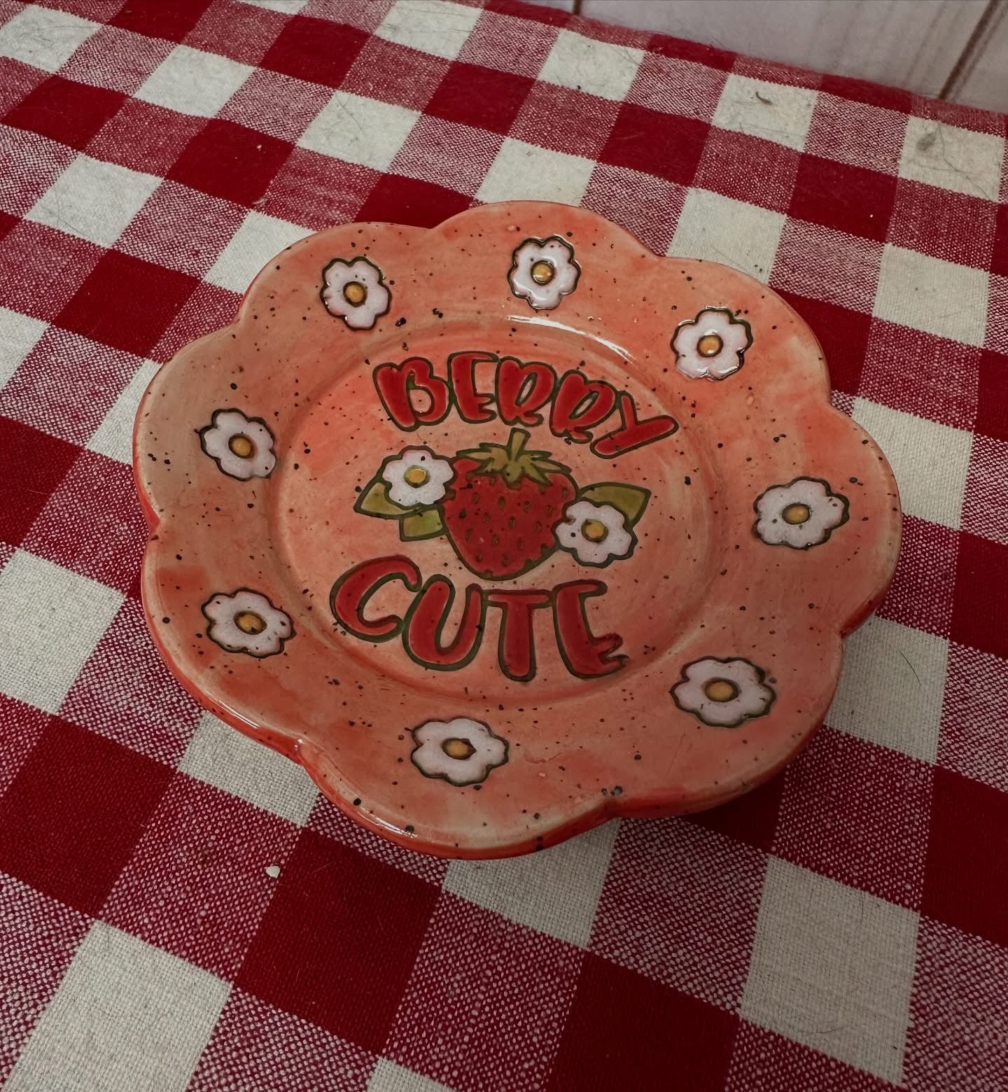 "Berry Cute" word stamp - May 2024 mystery box, plastic 3D printed, multiple sizes available